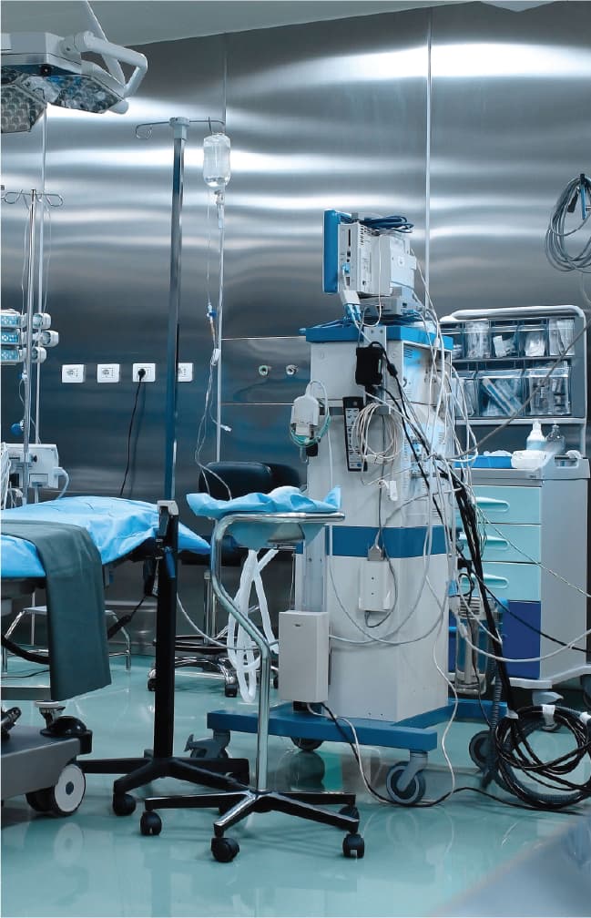 Operating Room with Medical Equipment