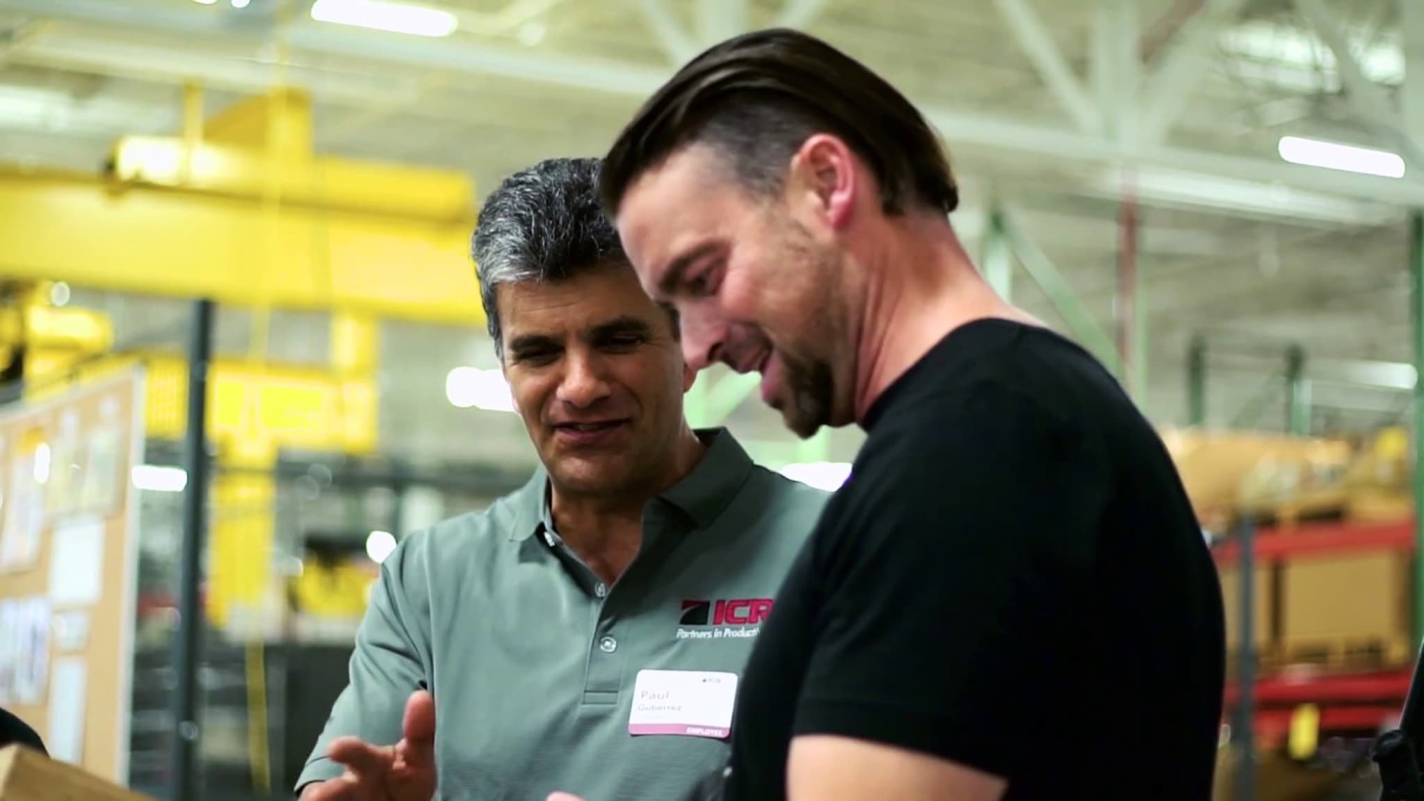 Owner Talking with Smiling Customer